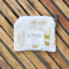 Kleine Mini Tasche aus pflanzengefärbten Stoff mit der Bundle Dye Methode