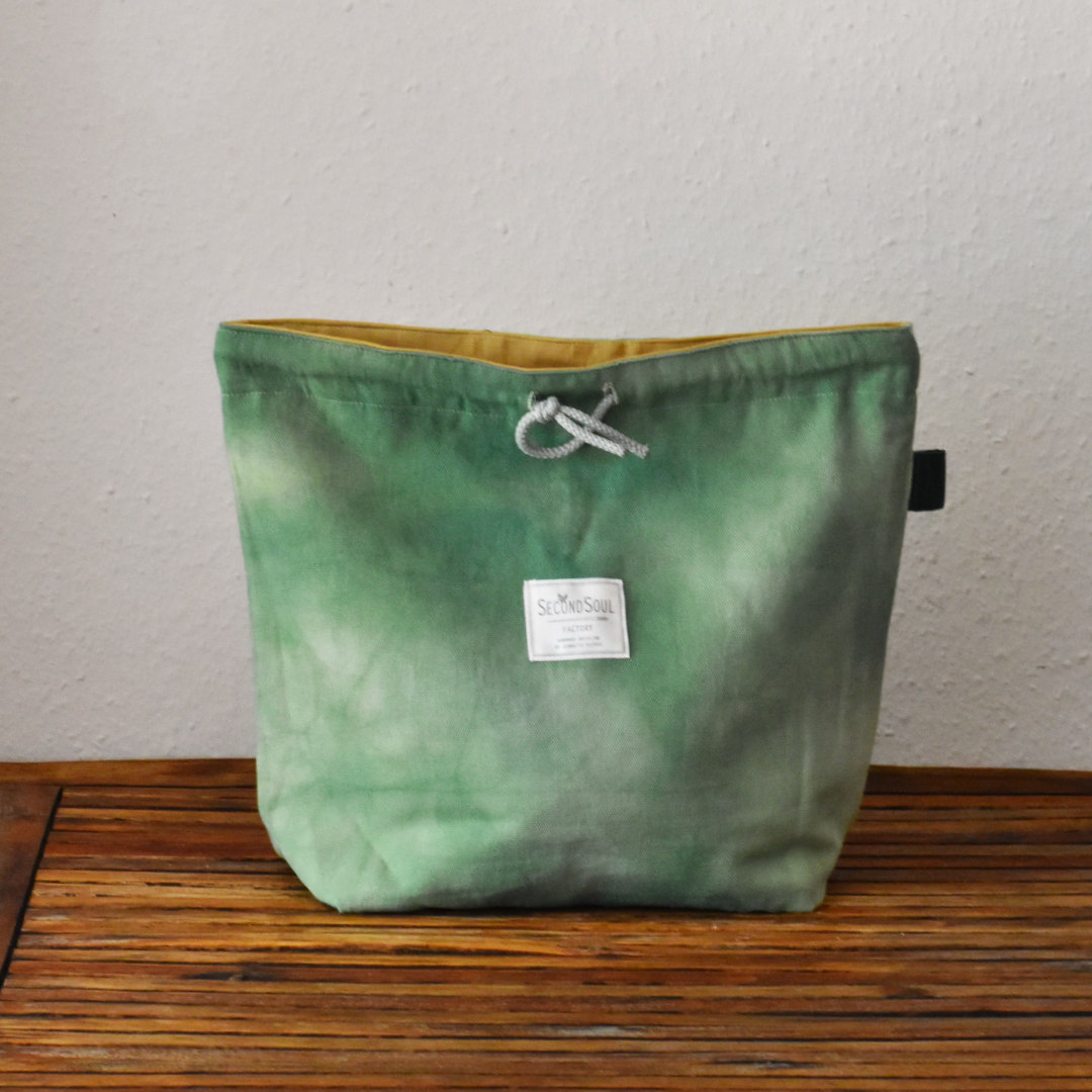 Strickprojektbeutel DYED PROJECTBAG LARGE dyed fern