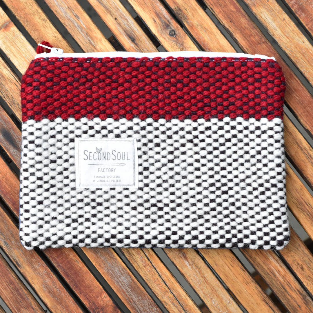 WOVEN PENCILCASE BLUE CORN POPPY