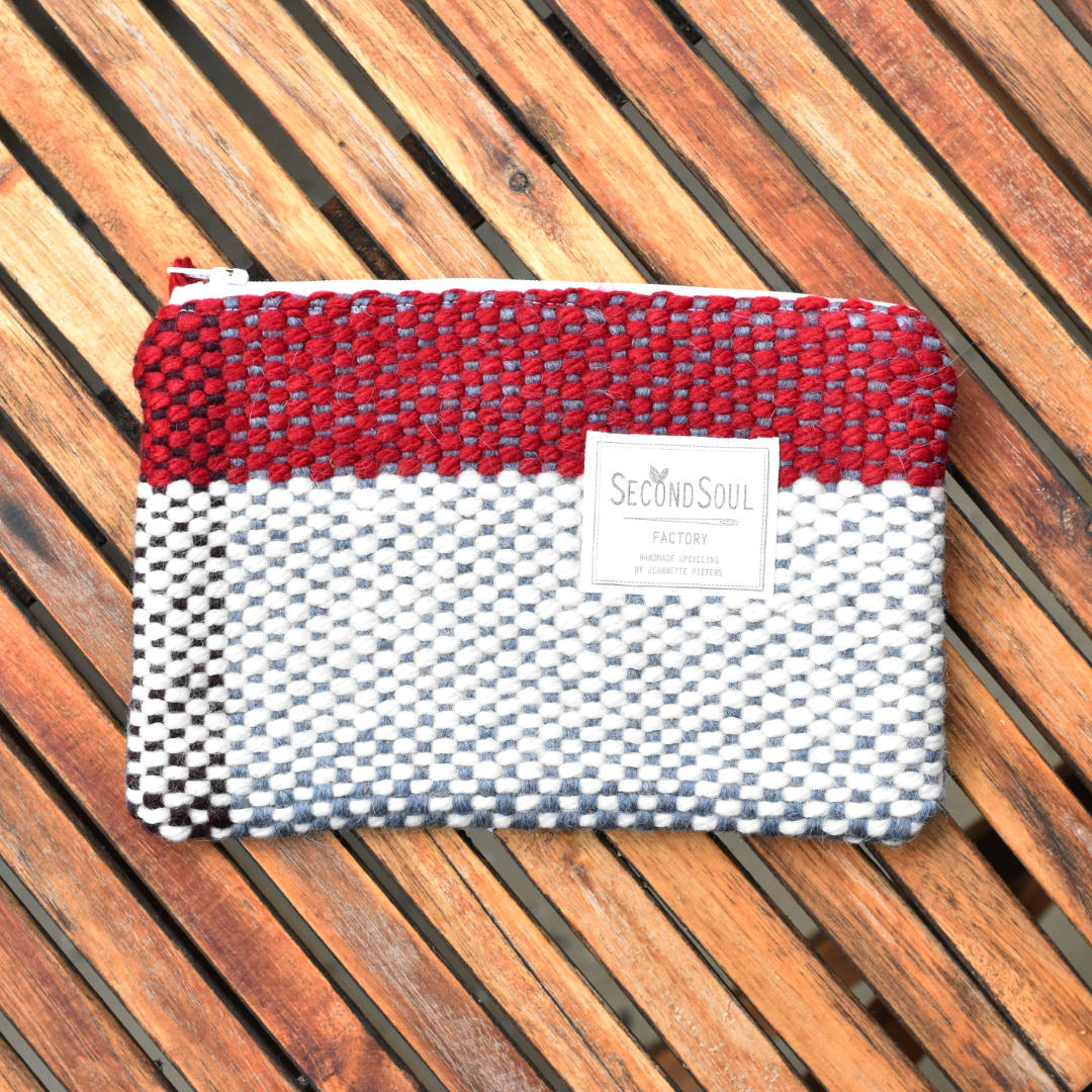 WOVEN PENCILCASE BLUE CORN POPPY