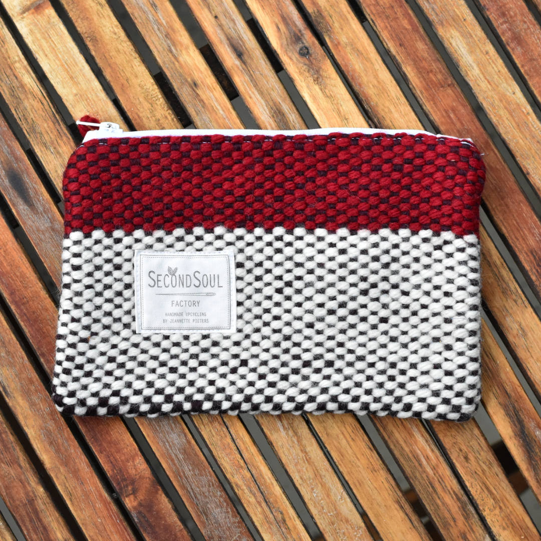 WOVEN PENCILCASE BLUE CORN POPPY