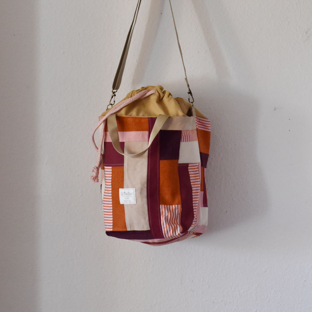 Strickprojekttasche SCRAPPY PROJECT TOTEBAG late summer vibes