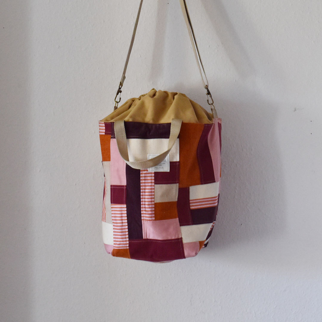 Strickprojekttasche SCRAPPY PROJECT TOTEBAG late summer vibes