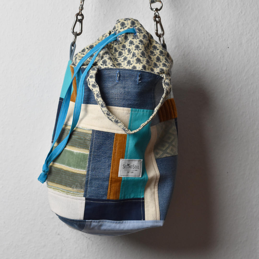 Strickprojekttasche SCRAPPY PROJECT TOTEBAG ocean drive