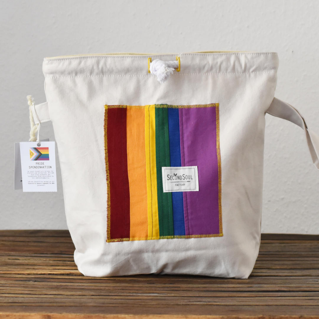 Strickprojektbeutel STAINED GLASS PROJECTBAG LARGE  2.0 pride