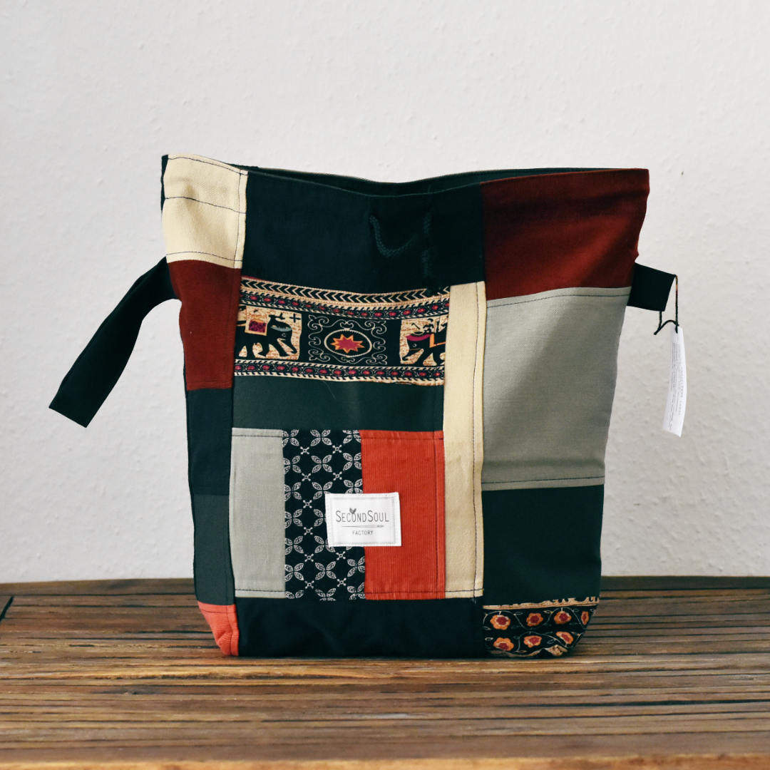 Strickprojektbeutel SCRAPPY PROJECTBAG LARGE  2.0 crimson night