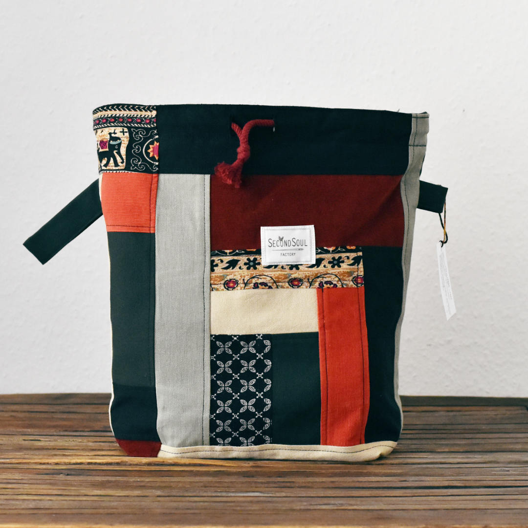 Strickprojektbeutel SCRAPPY PROJECTBAG LARGE  2.0 crimson night