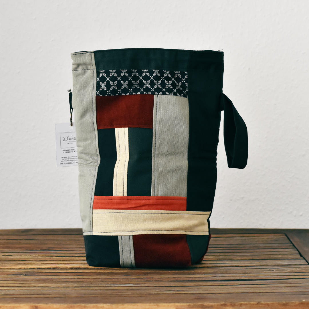 Strickprojektbeutel SCRAPPY PROJECTBAG MEDIUM 2.0 crimson night