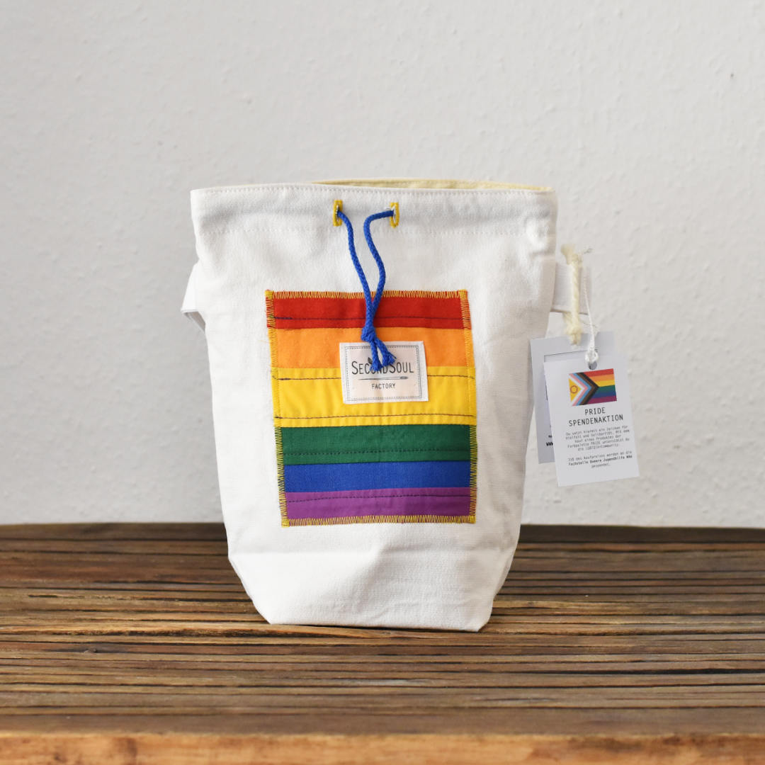 Strickprojektbeutel STAINED GLASS PROJECTBAG SMALL 2.0 pride