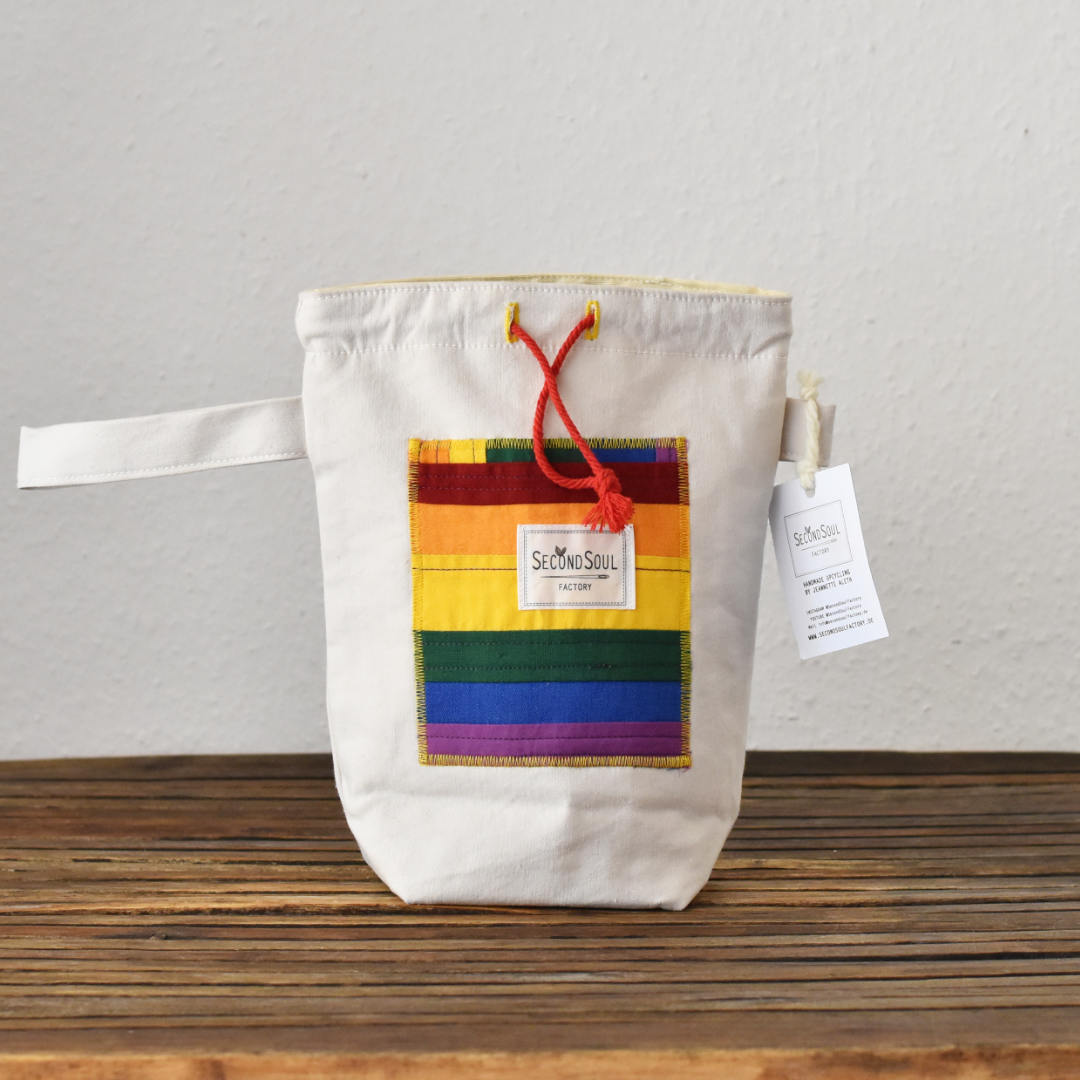 Strickprojektbeutel STAINED GLASS PROJECTBAG SMALL 2.0 pride