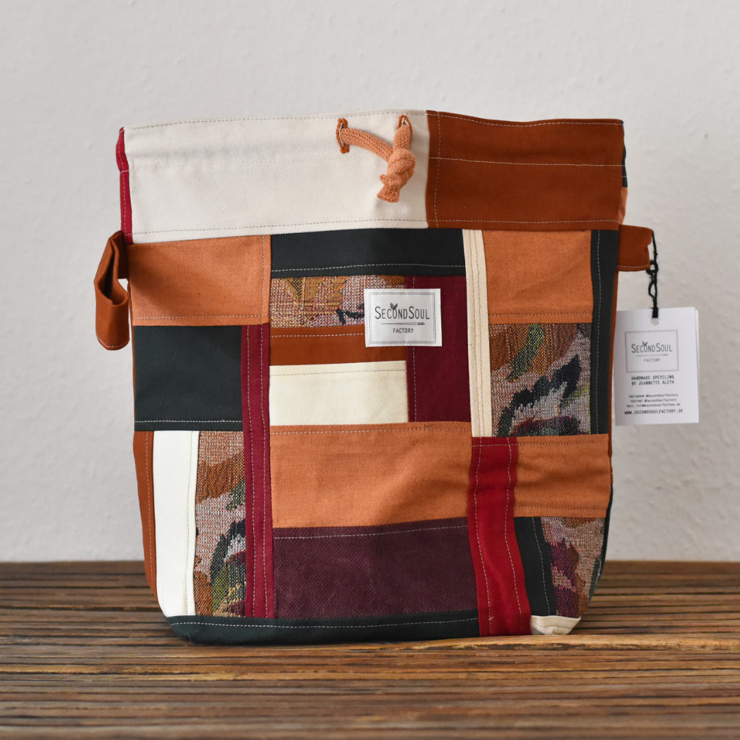 Strickprojektbeutel SCRAPPY PROJECTBAG LARGE  2.0 falling leaves
