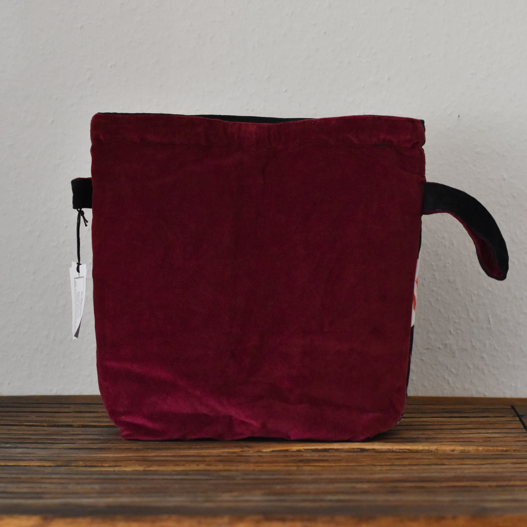 Strickprojektbeutel MONO PROJECTBAG LARGE  2.0 dark flowers
