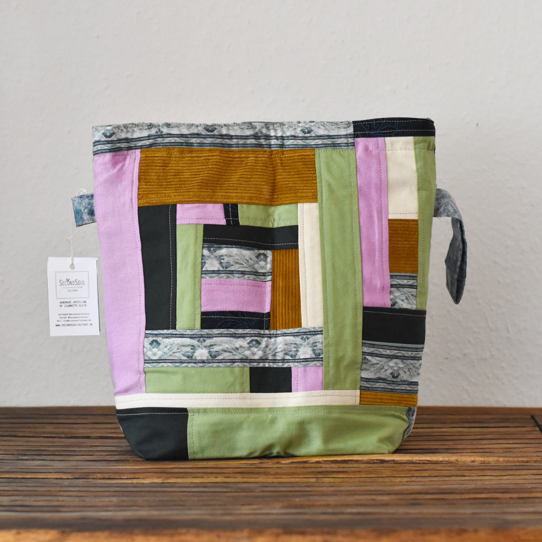 Strickprojektbeutel SCRAPPY PROJECTBAG LARGE  2.0 orchid greenhouse