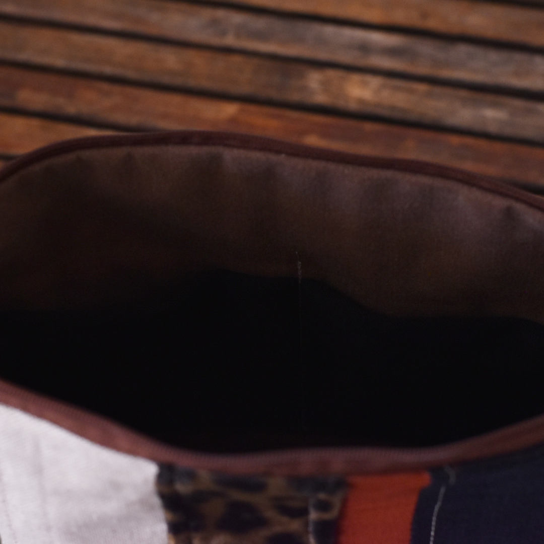 Stricktasche aus Stoffresten