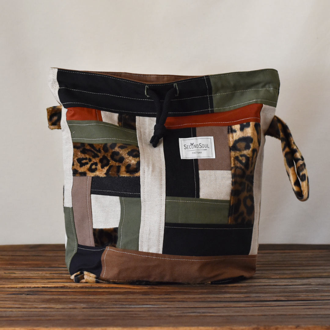 Strickprojektbeutel SCRAPPY PROJECTBAG LARGE wild life