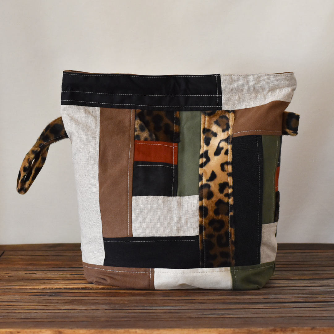 Strickprojektbeutel SCRAPPY PROJECTBAG LARGE wild life