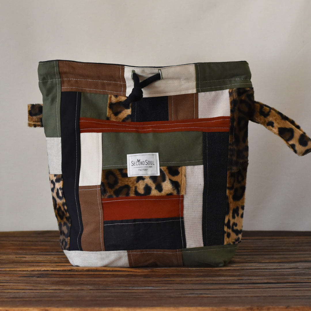 Strickprojektbeutel SCRAPPY PROJECTBAG LARGE wild life