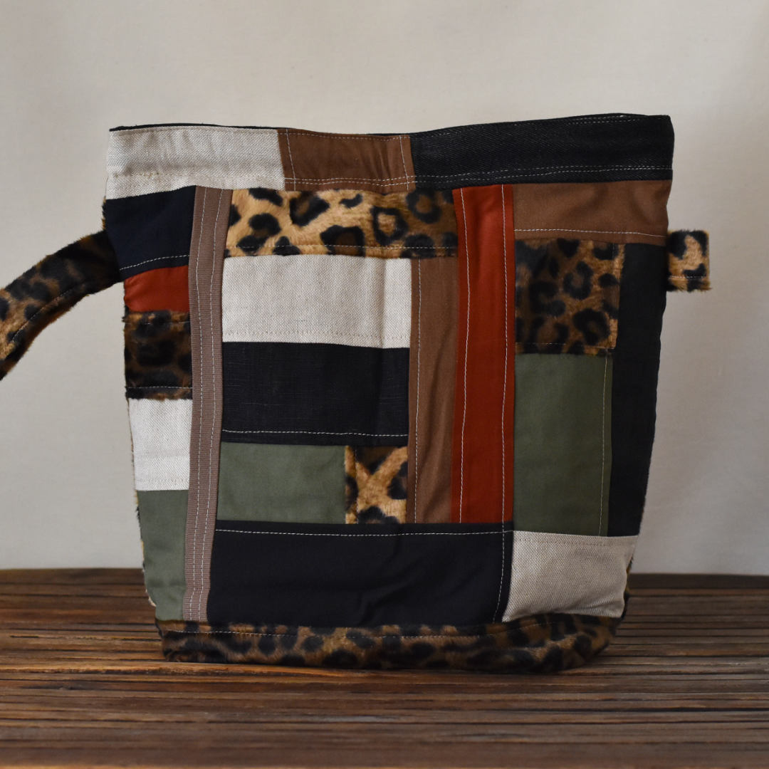 Strickprojektbeutel SCRAPPY PROJECTBAG LARGE wild life
