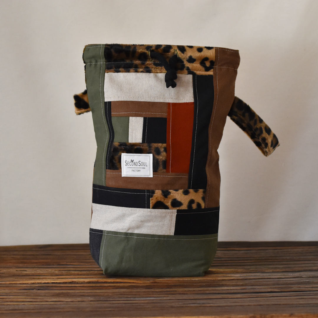 Strickprojektbeutel SCRAPPY PROJECTBAG MEDIUM wild life