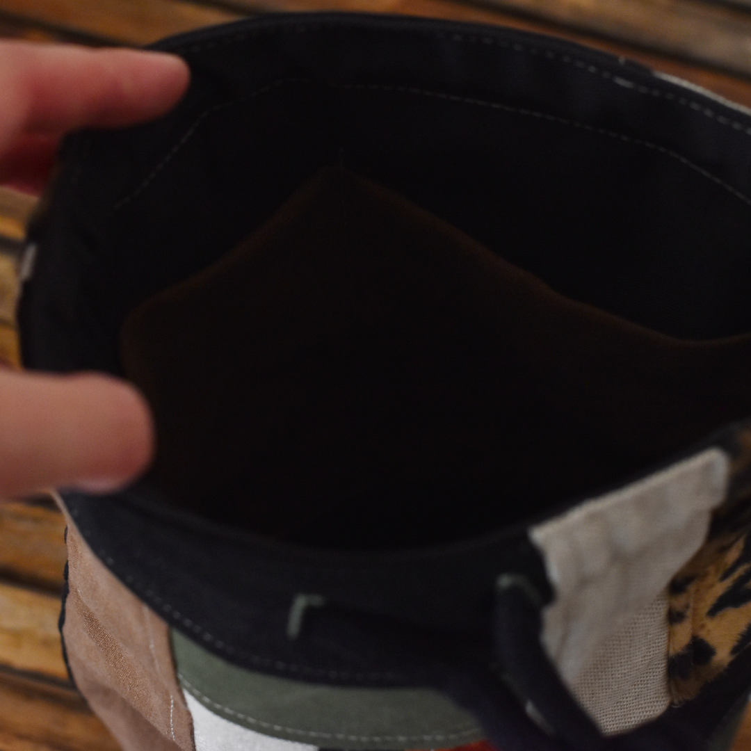 Stricktasche mit Innenfutter