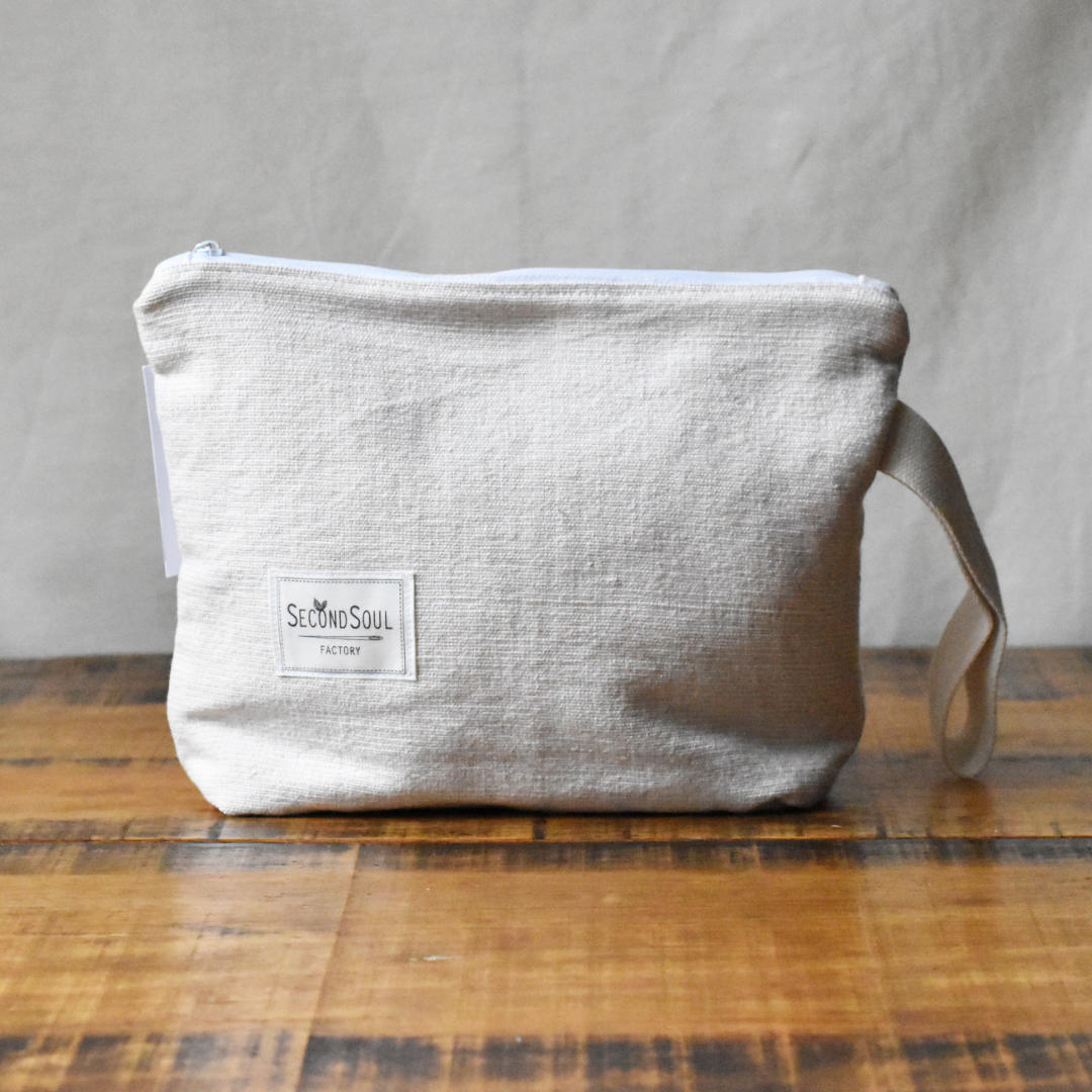 Natur Strickzubehörtasche