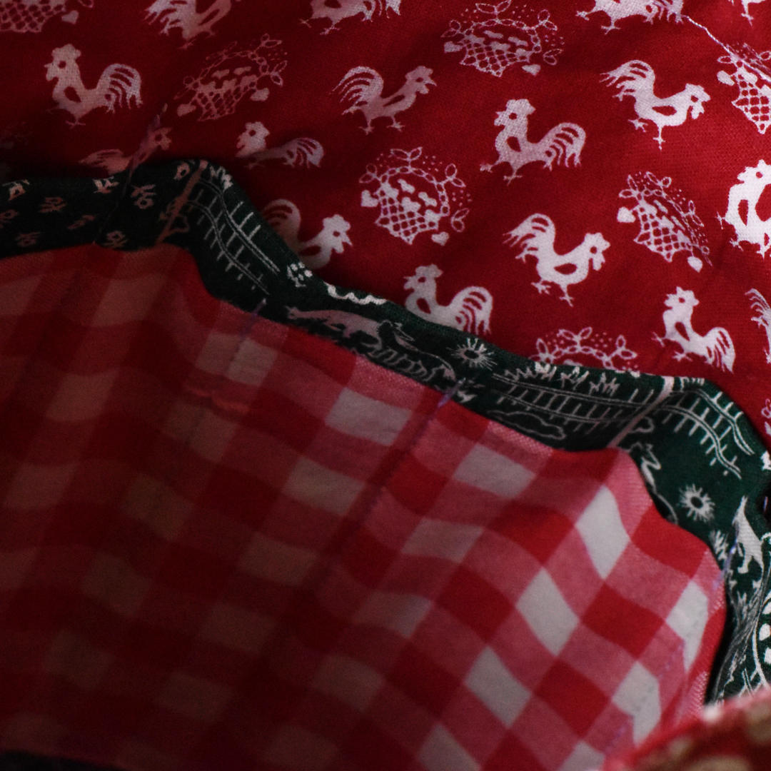 Strickprojektbeutel SCRAPPY PROJECTBAG LARGE christmas – Bild 3