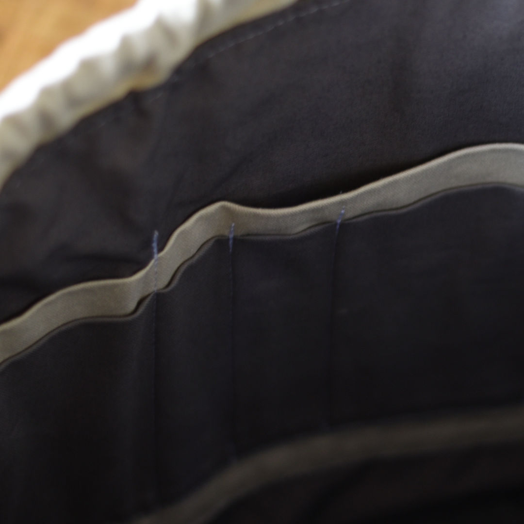 Strickprojektbeutel MONO PROJECTBAG LARGE leaves – Bild 3