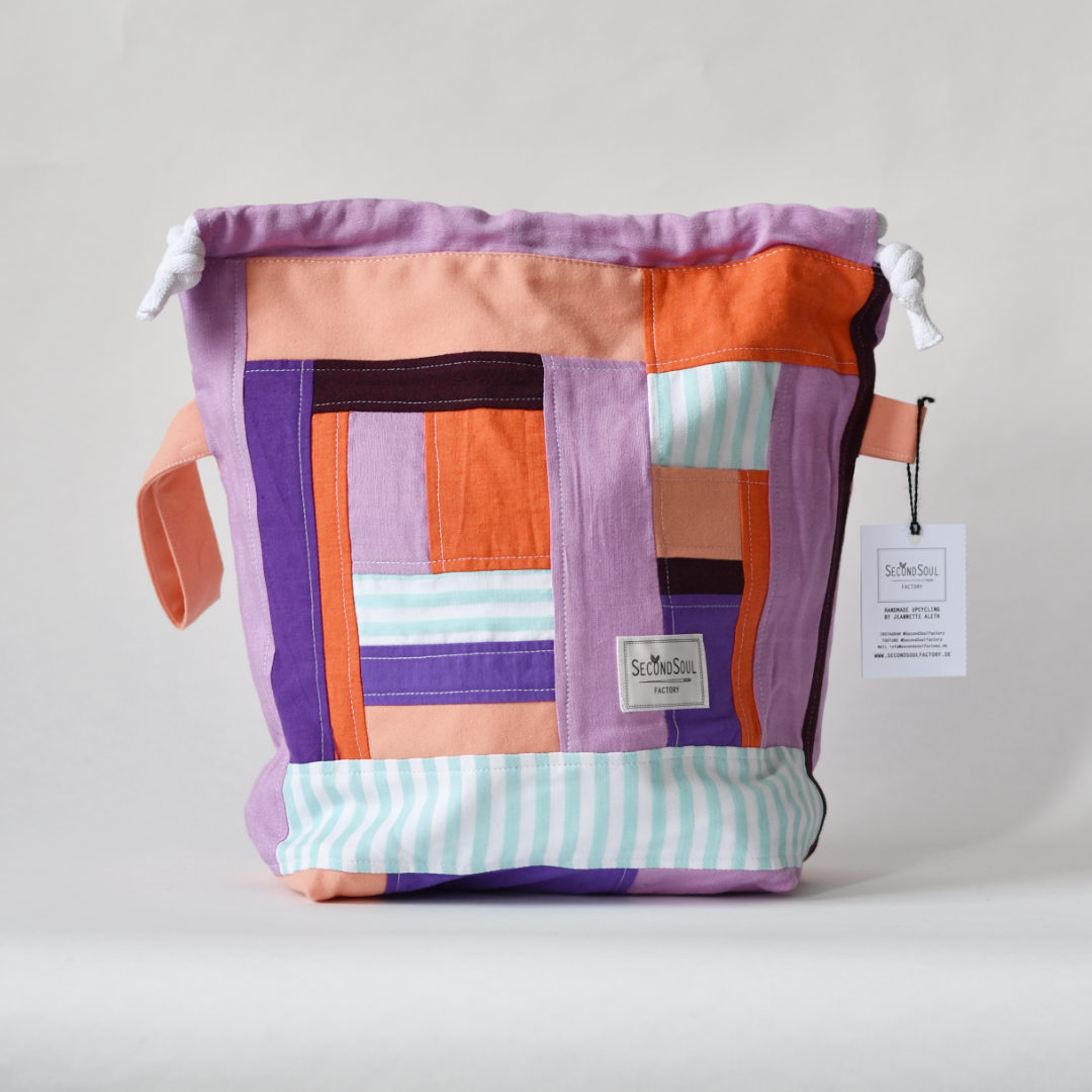 Strickprojektbeutel SCRAPPY PROJECTBAG LARGE purple sunset
