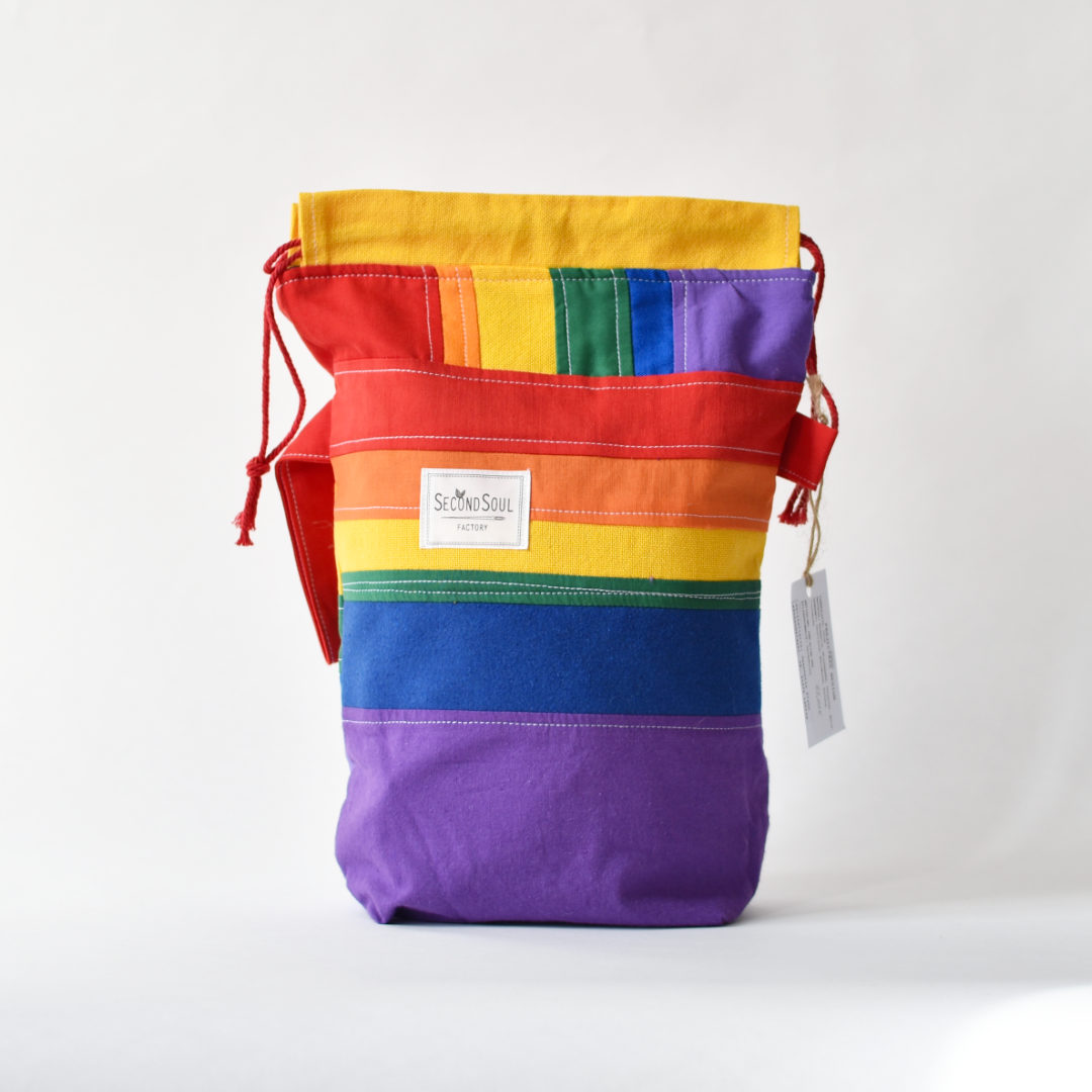 Strickprojektbeutel SCRAPPY PROJECTBAG MEDIUM pride