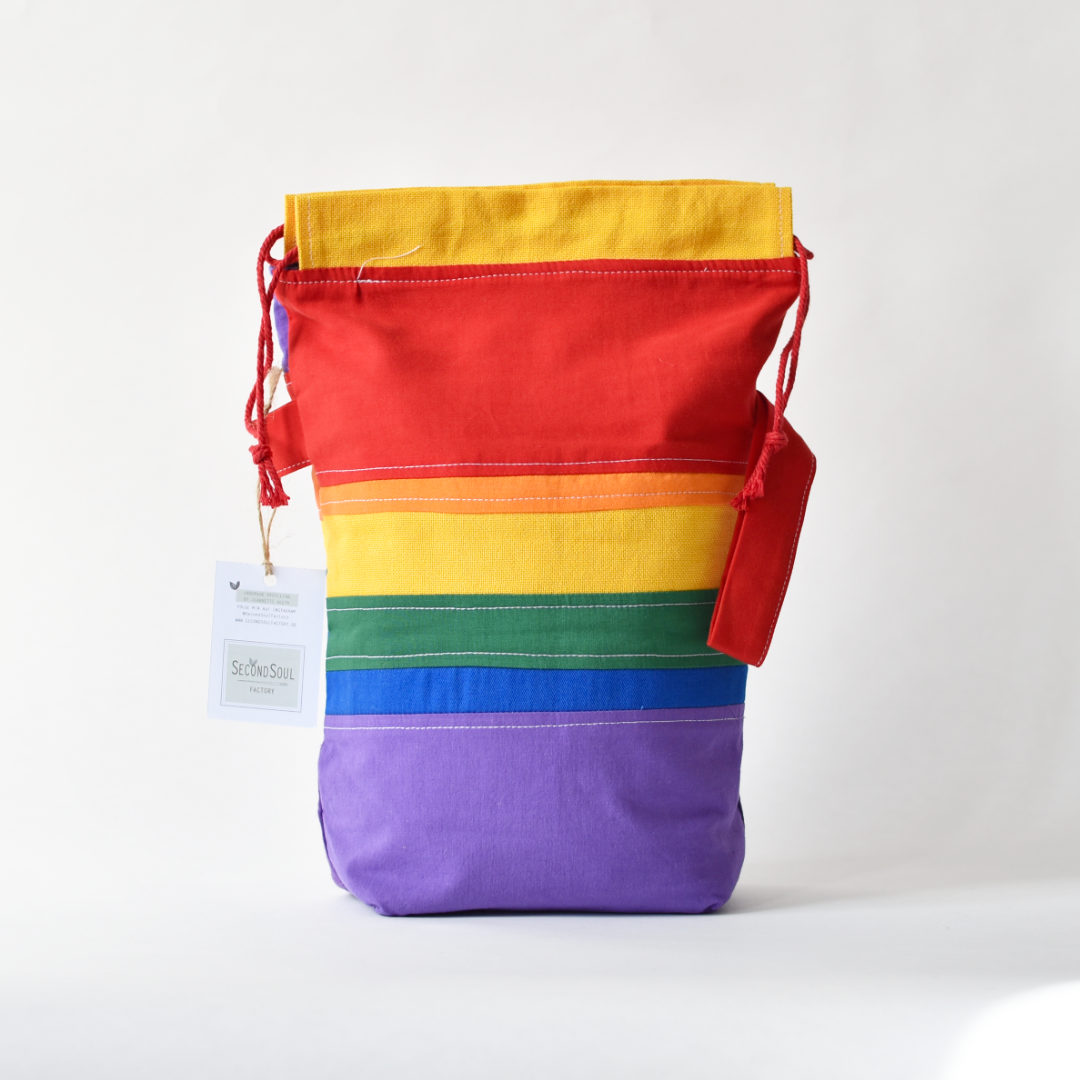Strickprojektbeutel SCRAPPY PROJECTBAG MEDIUM pride
