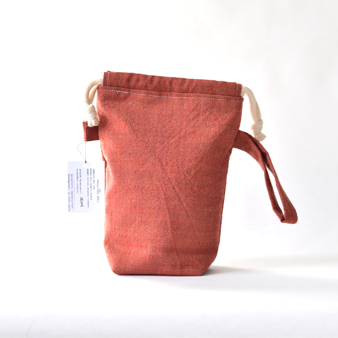 Strickprojektbeutel MONO PROJECTBAG SMALL wooly terra