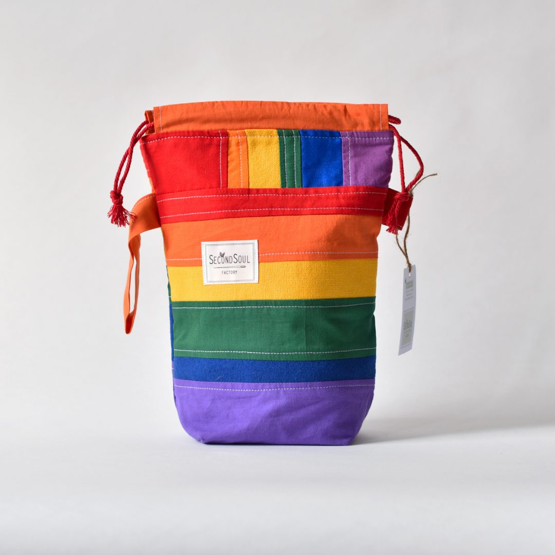 Strickprojektbeutel SRAPPY PROJECTBAG SMALL pride