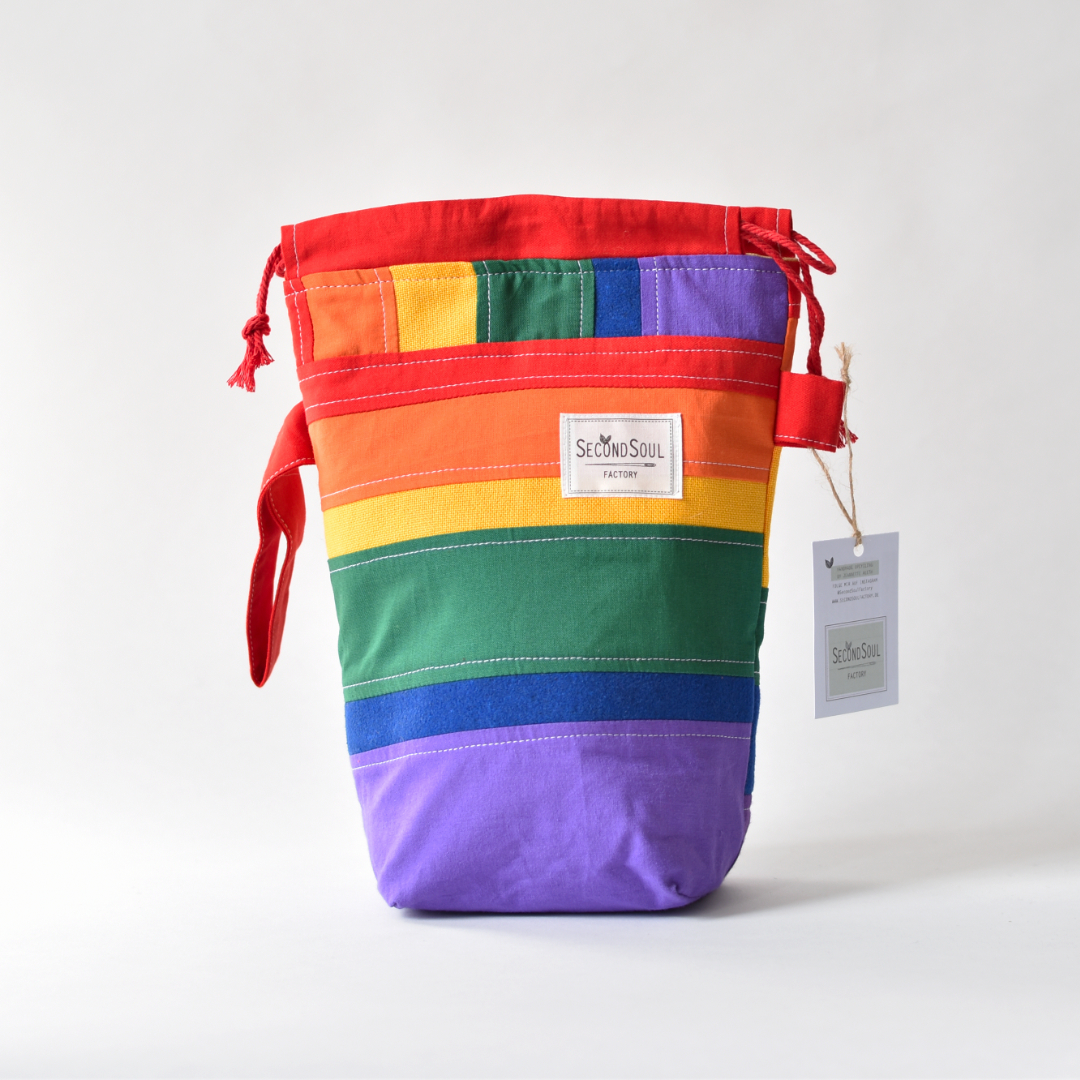 Strickprojektbeutel SRAPPY PROJECTBAG SMALL pride