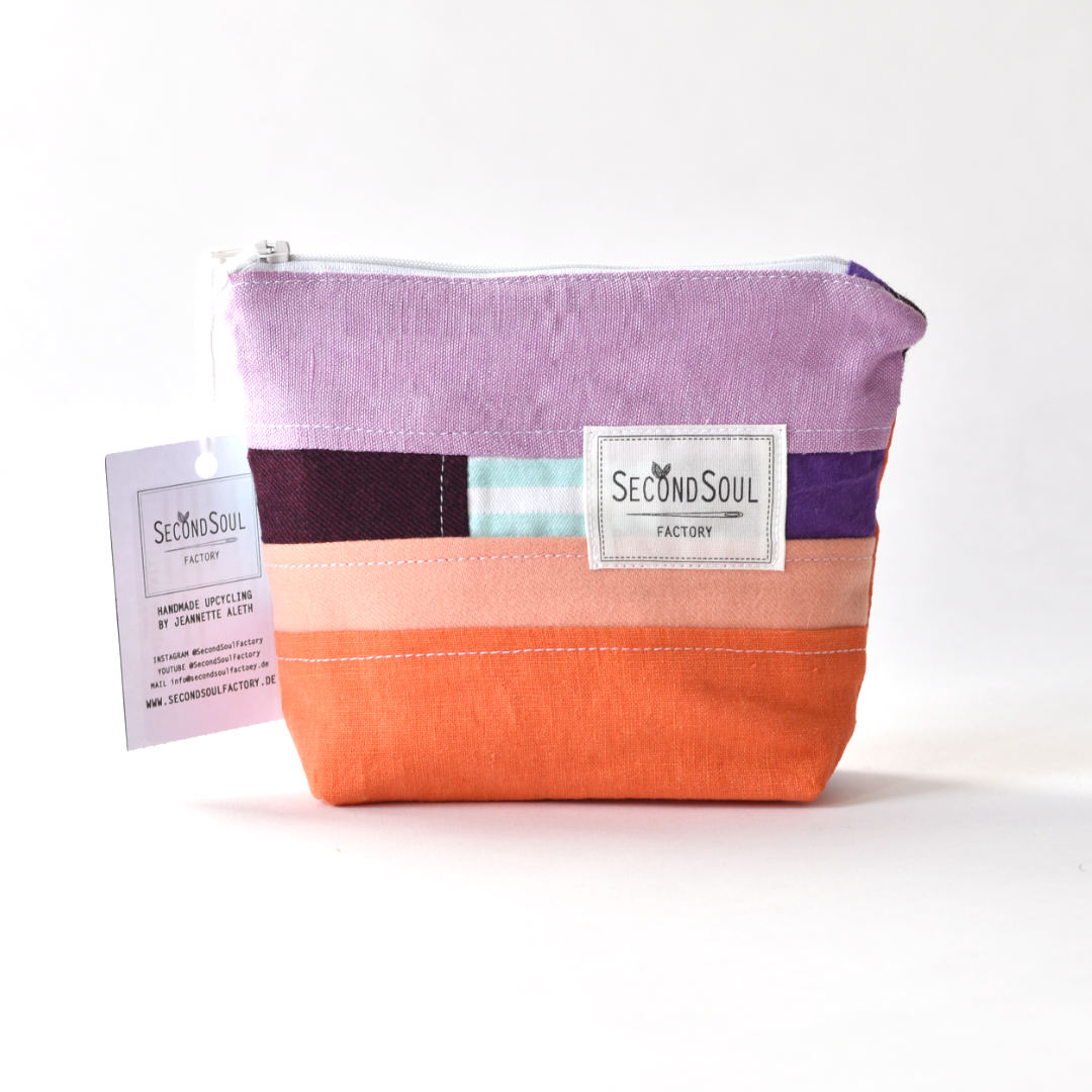Zubehörtasche TINY SCRAPPY HODGEPODGEBAG purple sunset