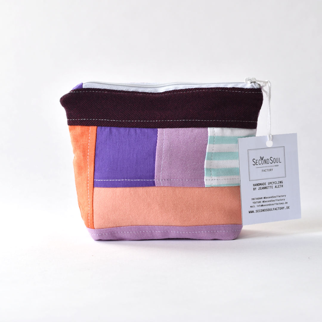 Zubehörtasche TINY SCRAPPY HODGEPODGEBAG purple sunset