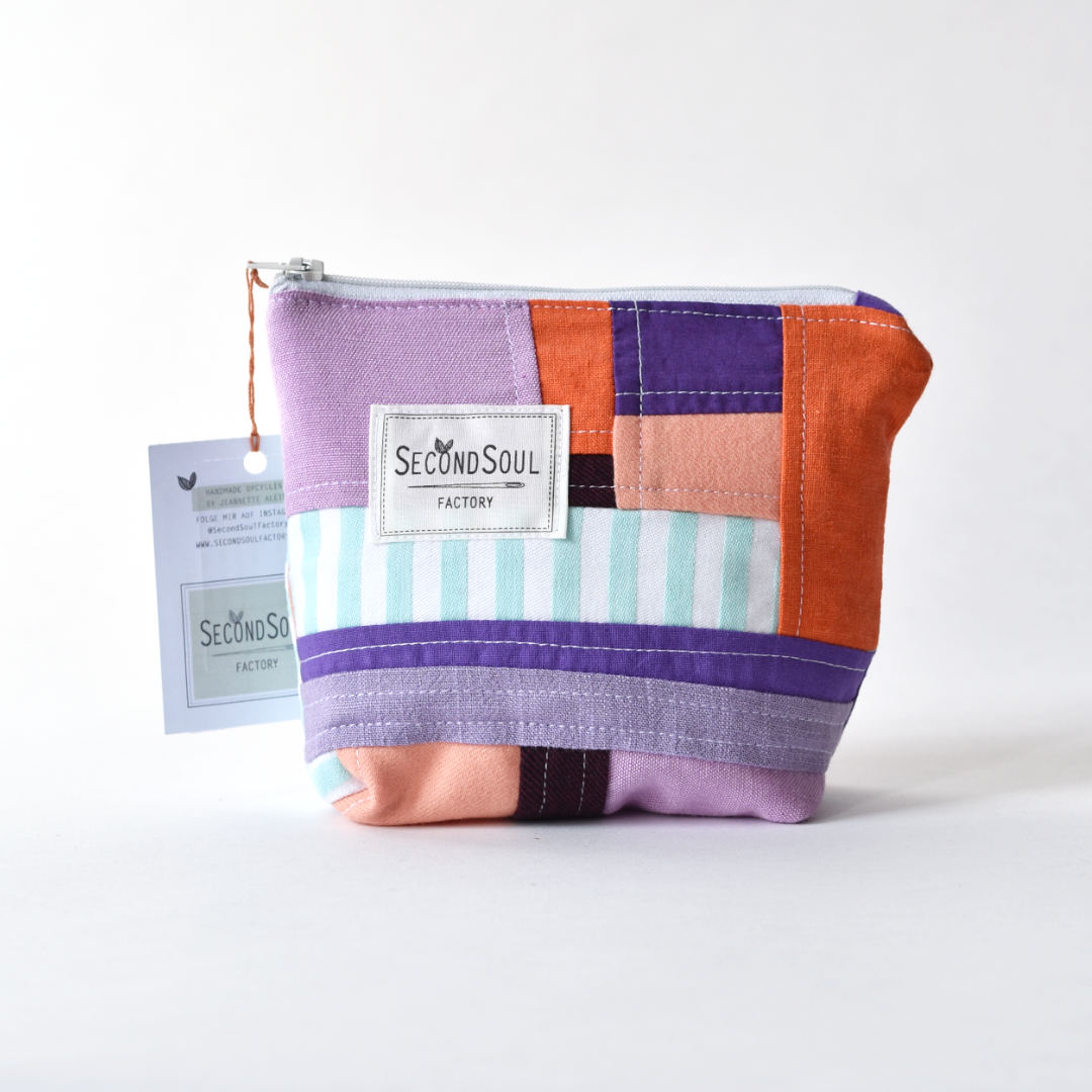 Zubehörtasche TINY SCRAPPY HODGEPODGEBAG purple sunset