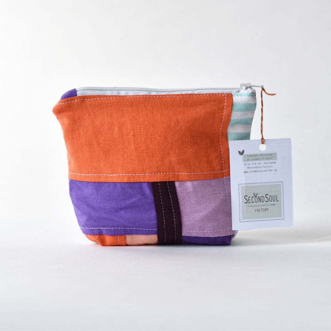 Zubehörtasche TINY SCRAPPY HODGEPODGEBAG purple sunset