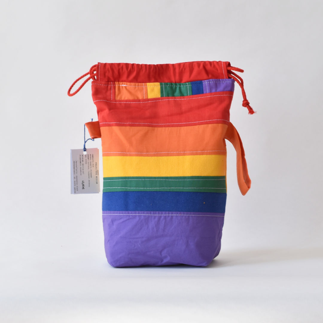 Strickprojektbeutel SCRAPPY PROJECTBAG MEDIUM pride