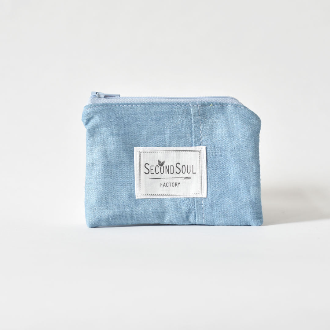 Indigo Patchwork Portemonnaie