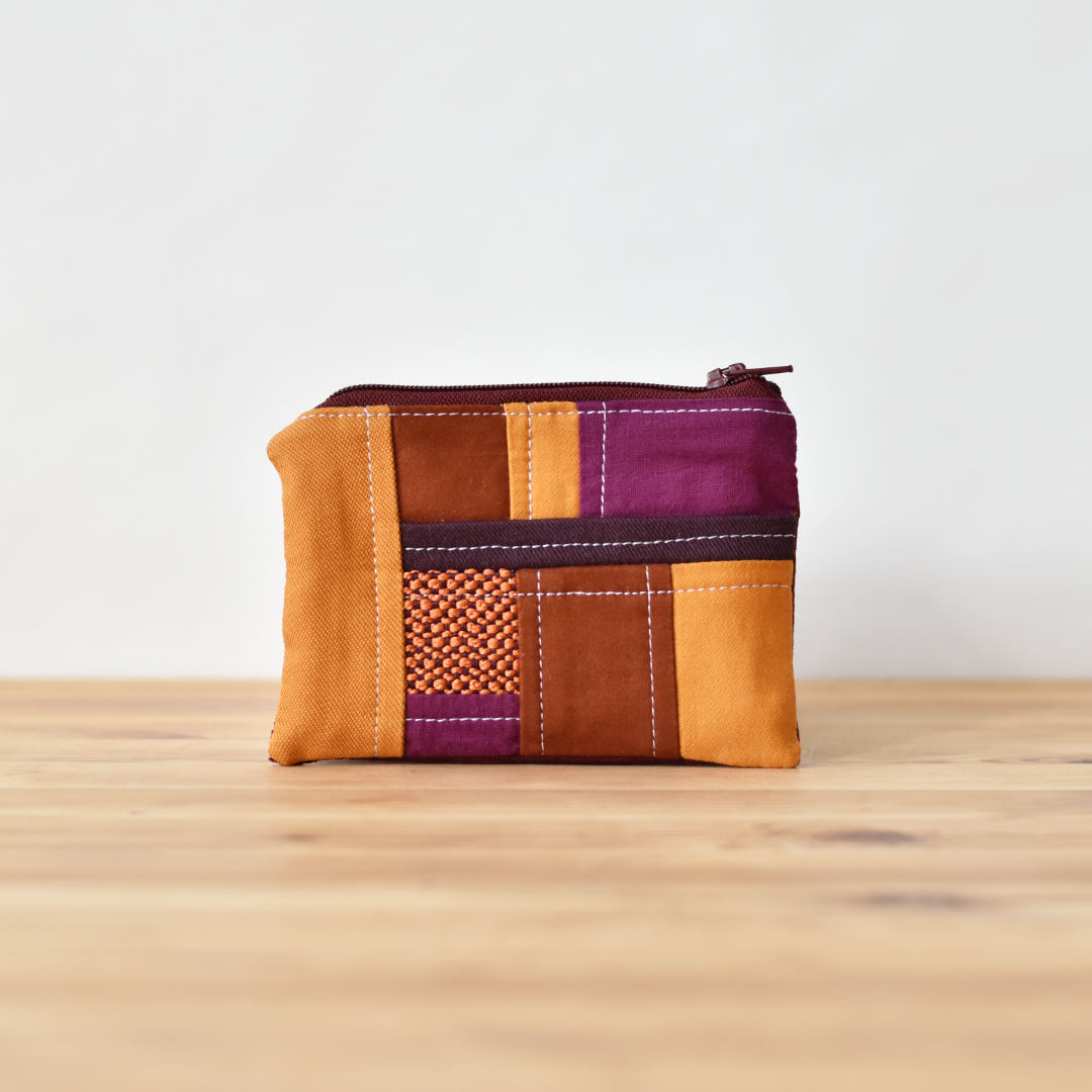 Mini Tasche SCRAPPY MINI POUCH happy autumn – Bild 2