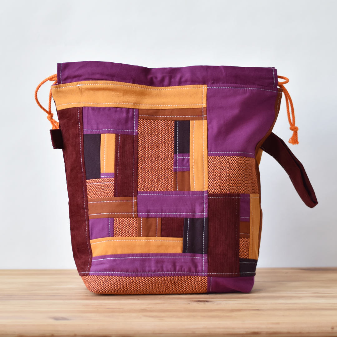 Strickprojektbeutel SCRAPPY PROJECTBAG LARGE  happy autumn