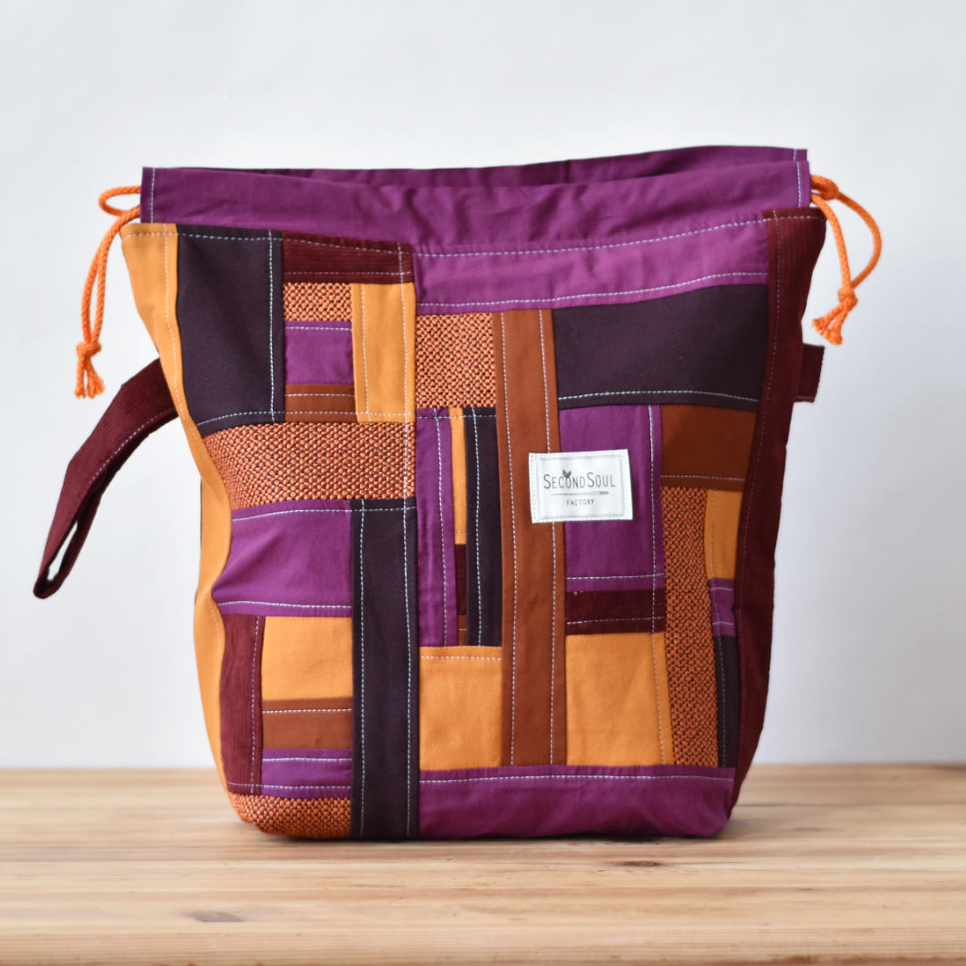 Strickprojektbeutel SCRAPPY PROJECTBAG LARGE  happy autumn