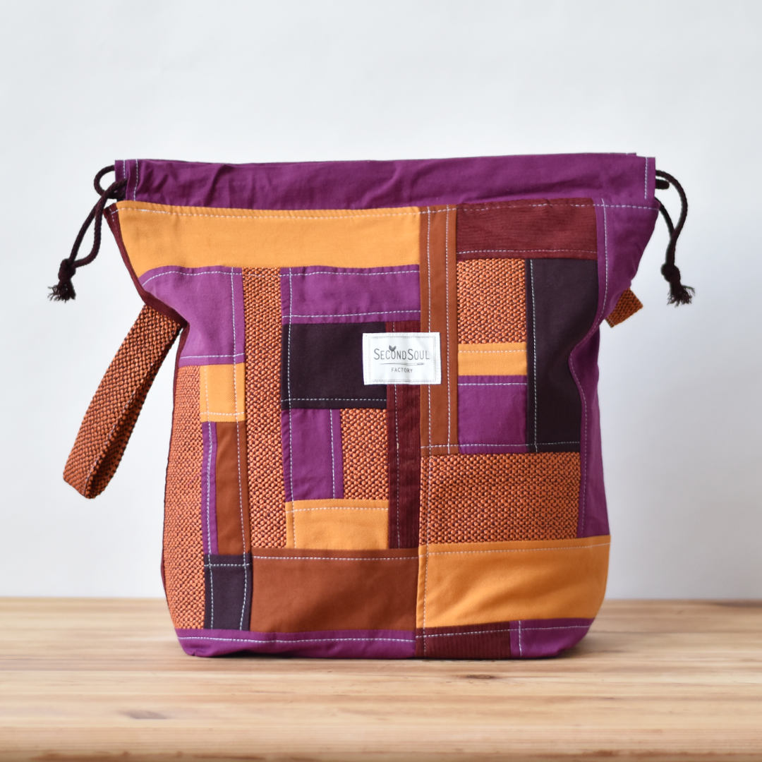 Strickprojektbeutel SCRAPPY PROJECTBAG LARGE happy autumn