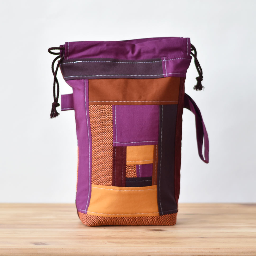 Strickprojektbeutel SCRAPPY PROJECTBAG MEDIUM happy autumn – Bild 2