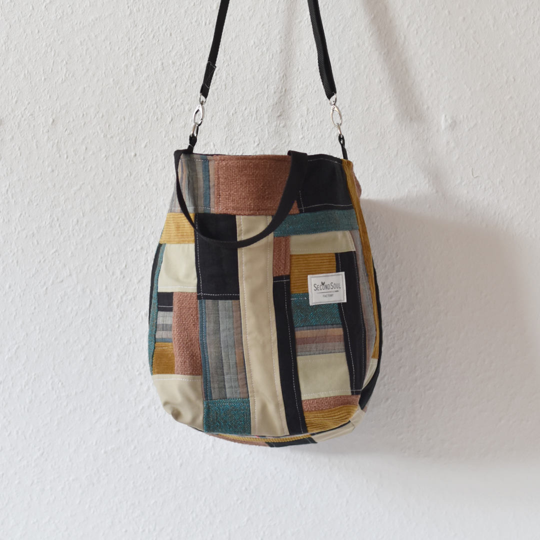 Strickprojekttasche SCRAPPY PROJECT TOTEBAG librarian
