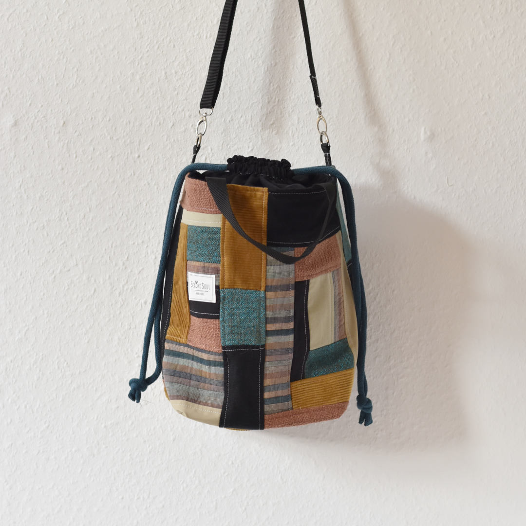 Strickprojekttasche SCRAPPY PROJECT TOTEBAG librarian